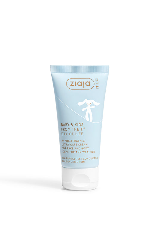 Ziaja Med Baby & Kids Ultra-Care Cream For Face And Body 50 Ml