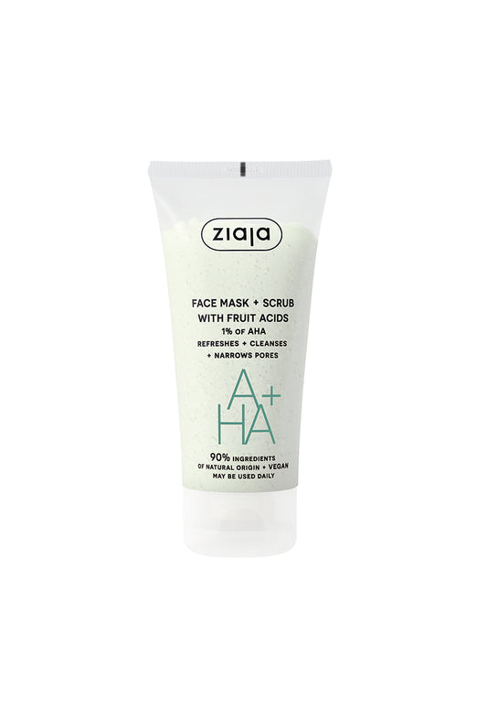 Ziaja Face Mask and Scrub With Fruit Acids 55ml