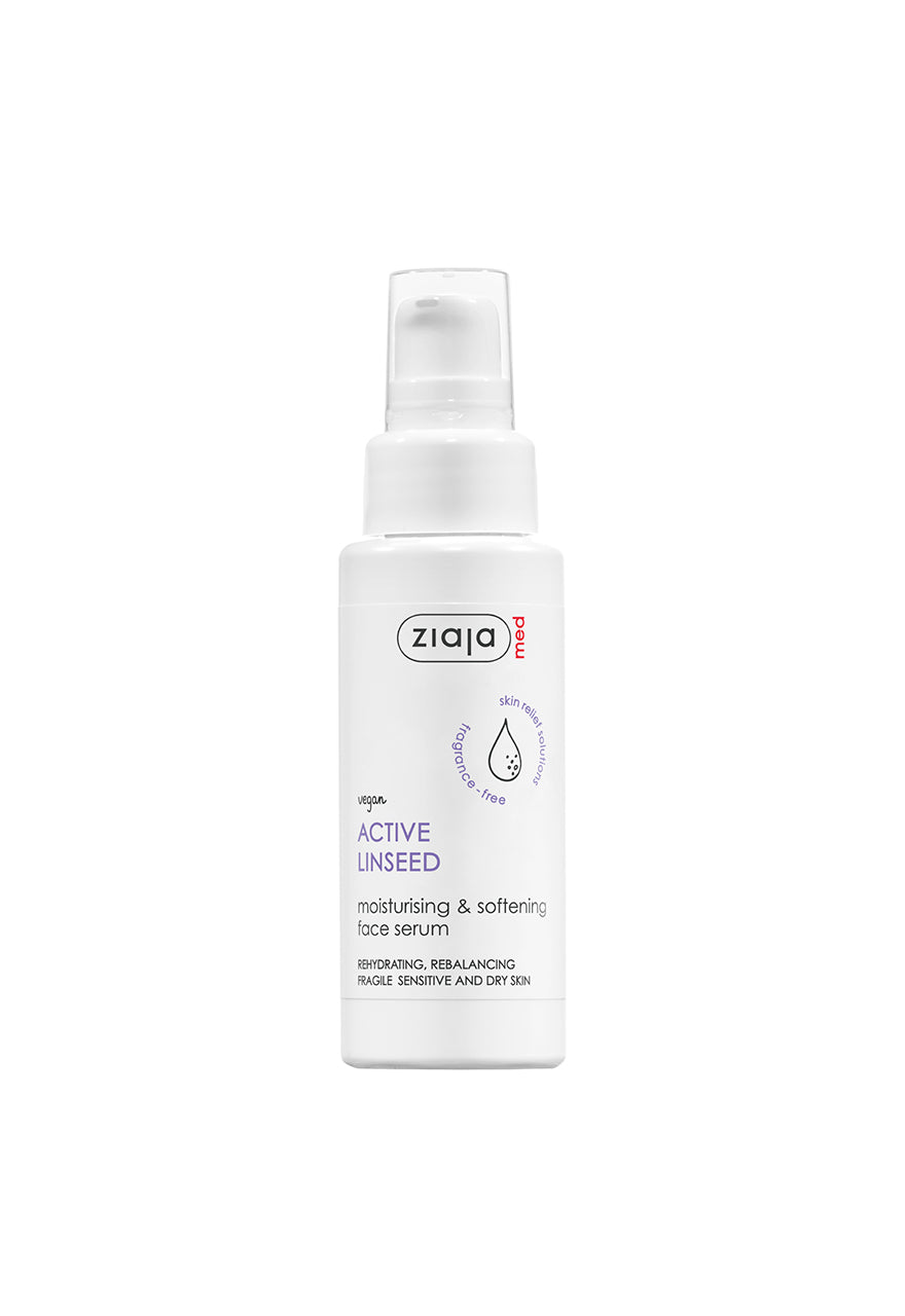 Ziaja Med Active Linseed Moisturising & Softening Face Serum 50 ml