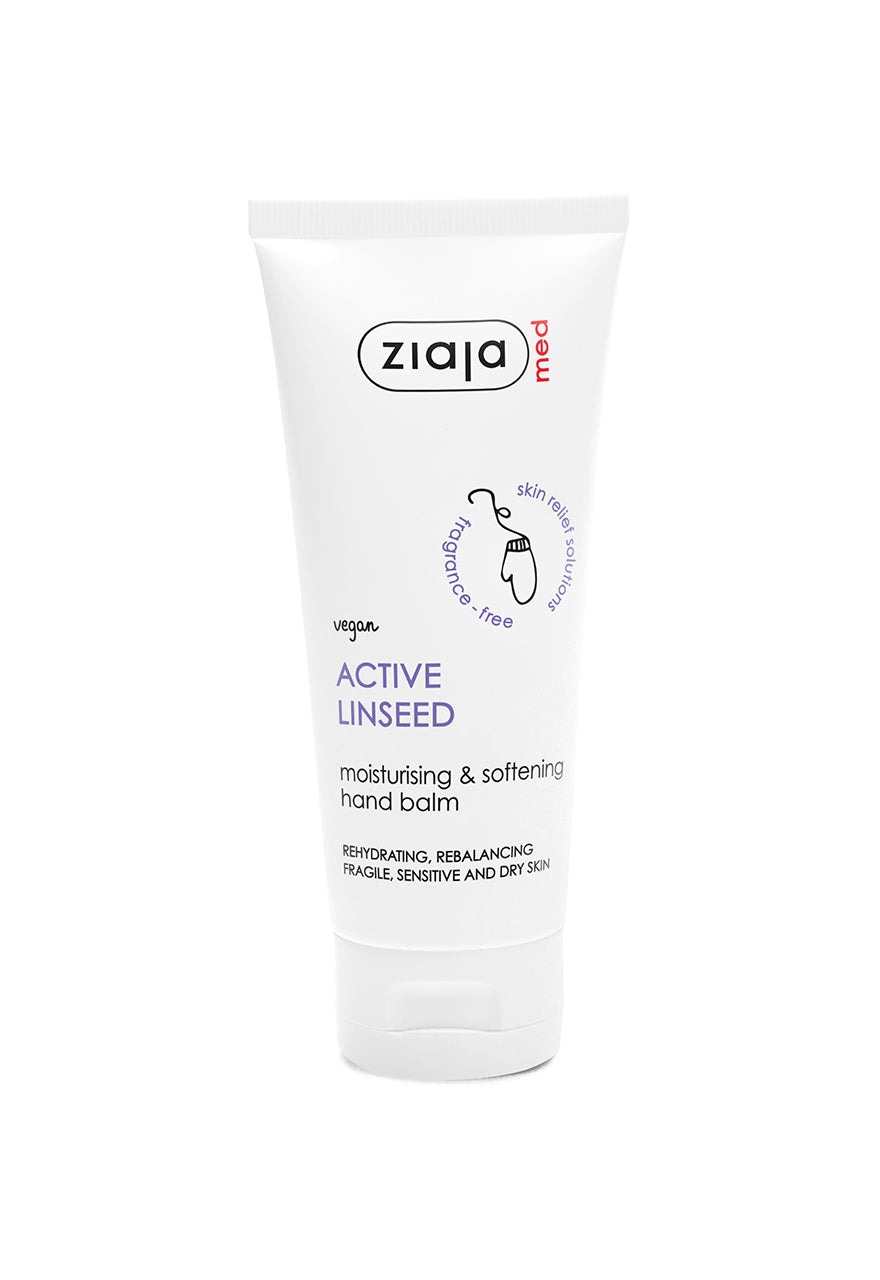 Ziaja Med Active Linseed Moisturising & Softening Hand Balm 100 ml