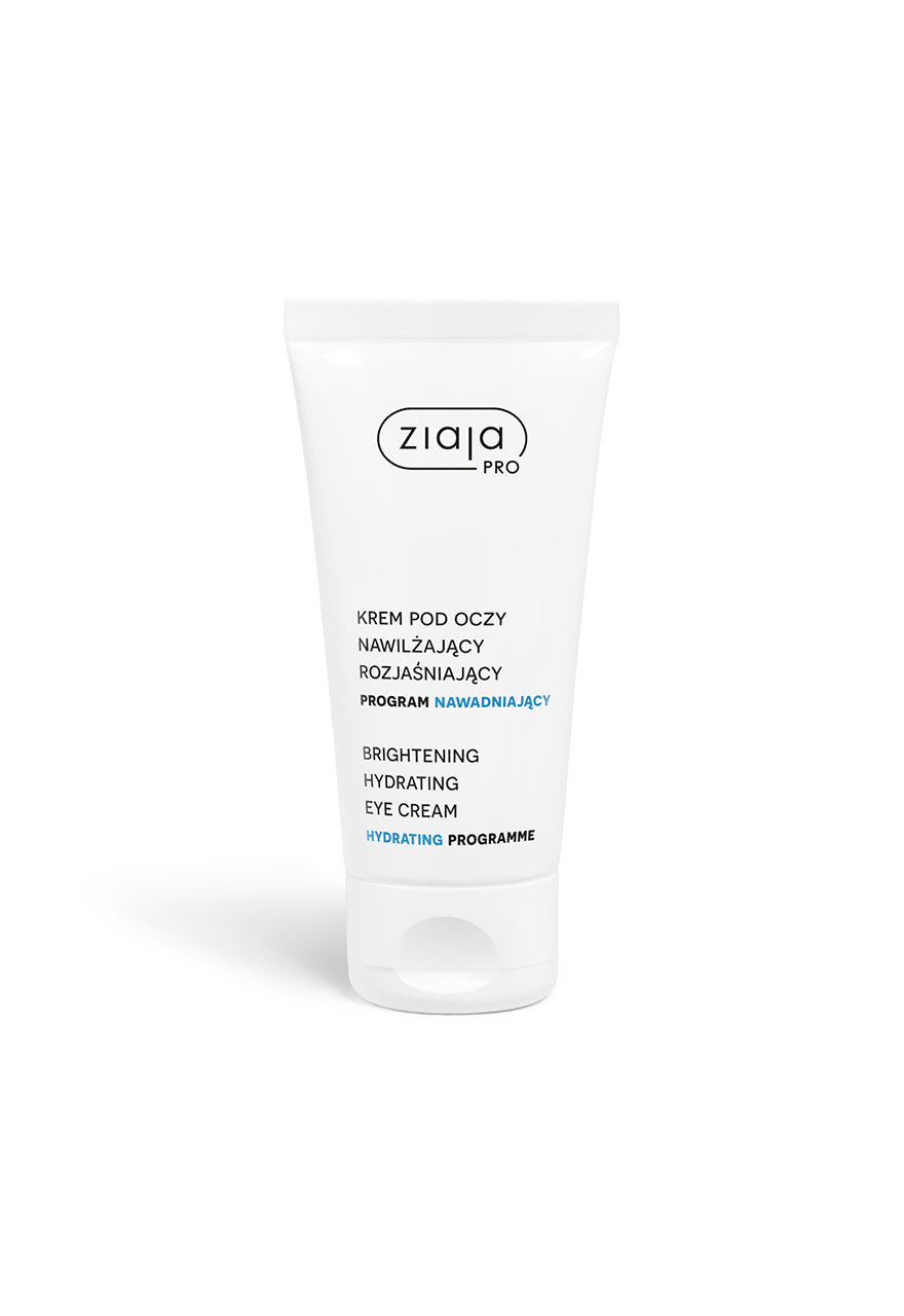 Ziaja Pro eye cream tube on a white background