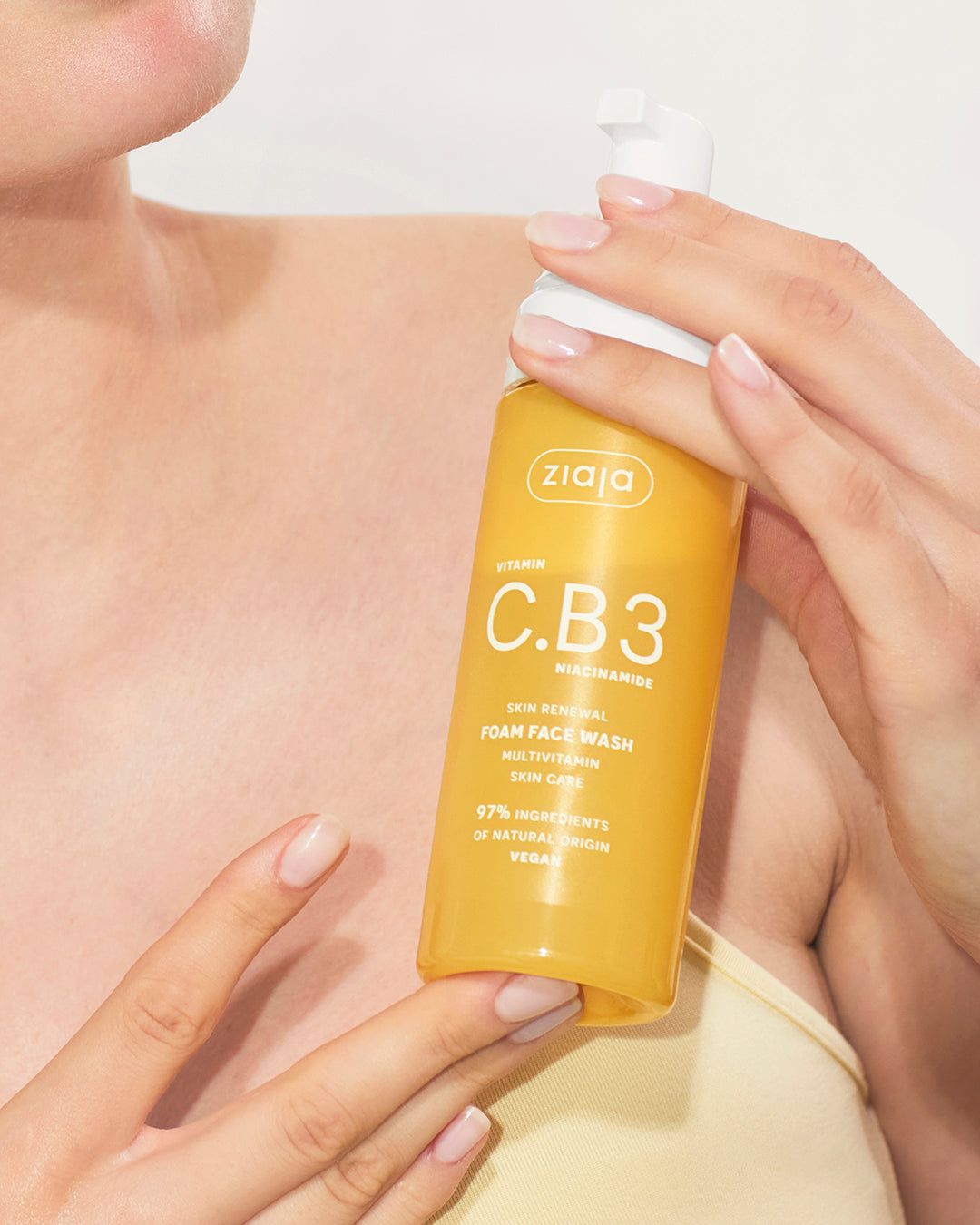 Ziaja Vitamin C.B3 Niacinamide Foam Face Wash 150 ml
