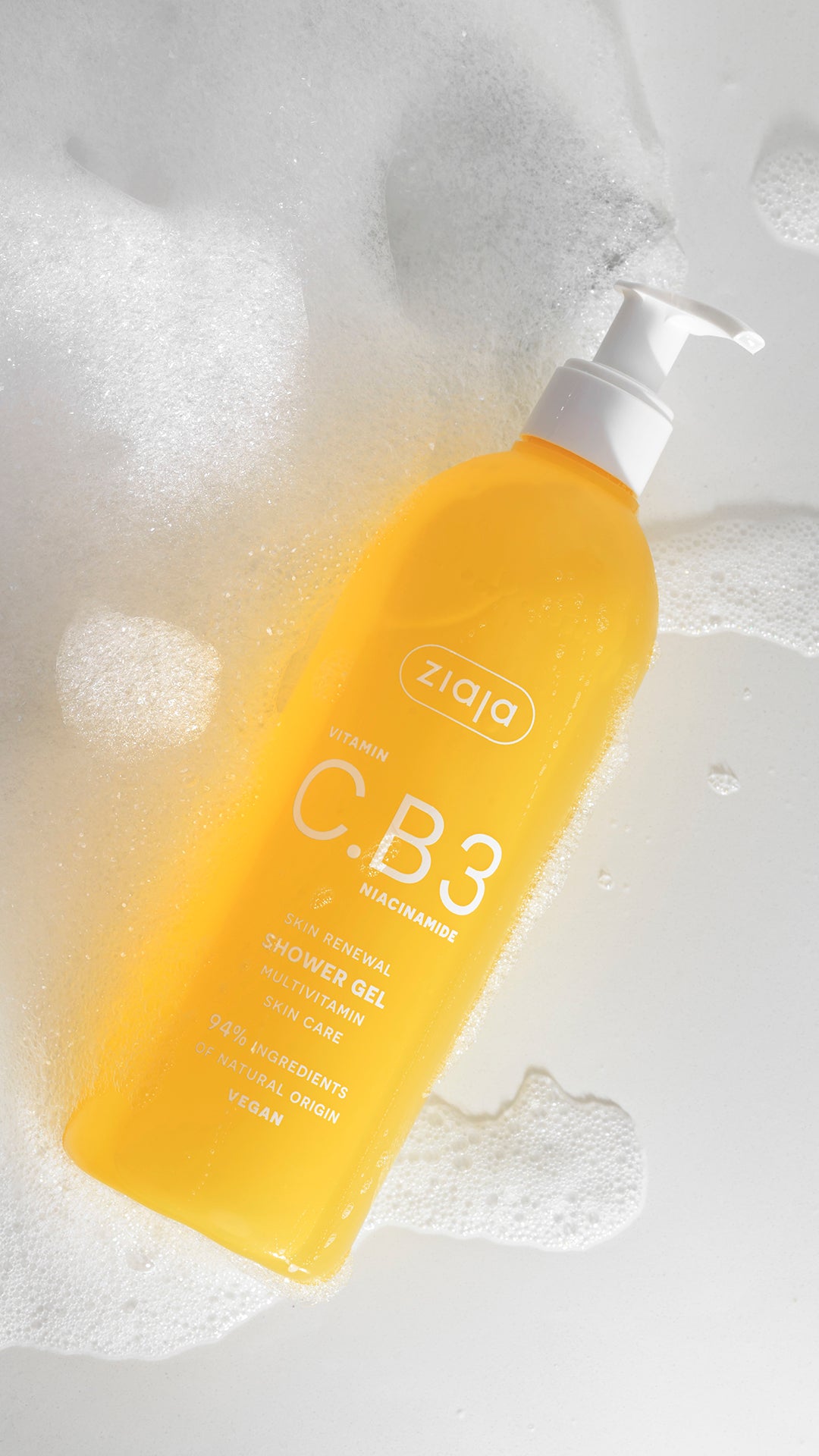 Ziaja Vitamin C.B3 Niacinamide Shower Gel 400 ml