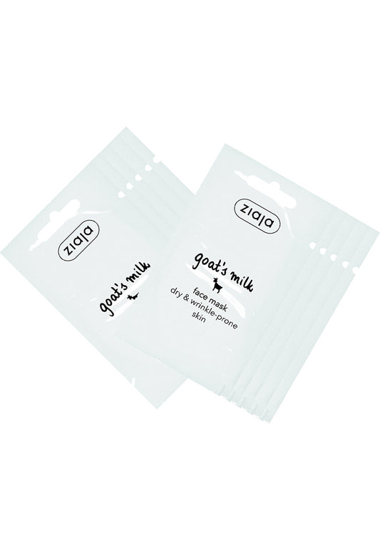 10x Ziaja Goat's Milk Face Mask 7Ml