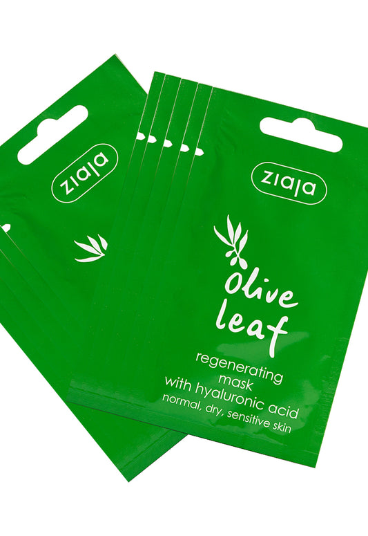 10x Ziaja Olive Leaf Regenerating Face Mask 7Ml