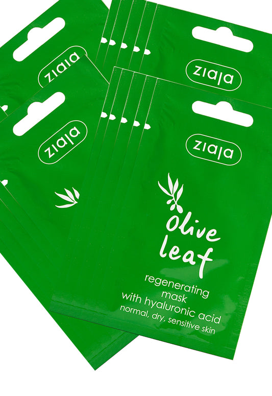 20x Ziaja Olive Leaf Regenerating Face Mask 7Ml