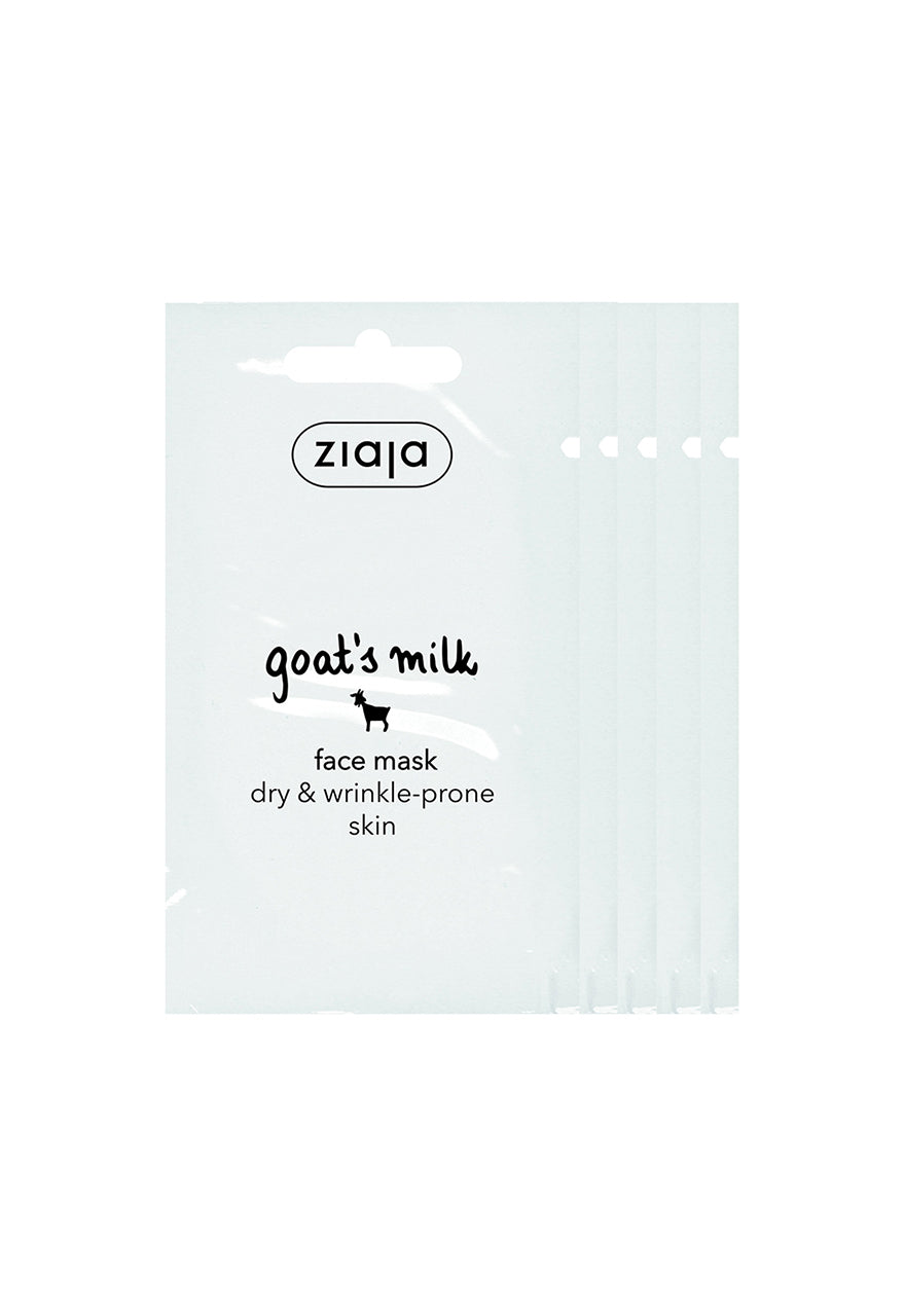 5 x Ziaja Goat's Milk Face Mask 7Ml