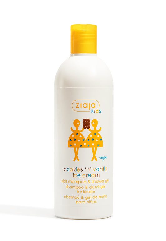 Ziaja Kids Shampoo & Shower Gel Cookies And Vanilla Ice Cream 400Ml
