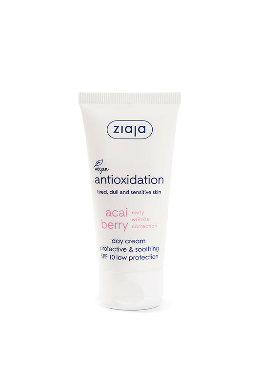 Ziaja Acai Berry Protective & Soothing Day Cream SPF 10 50Ml