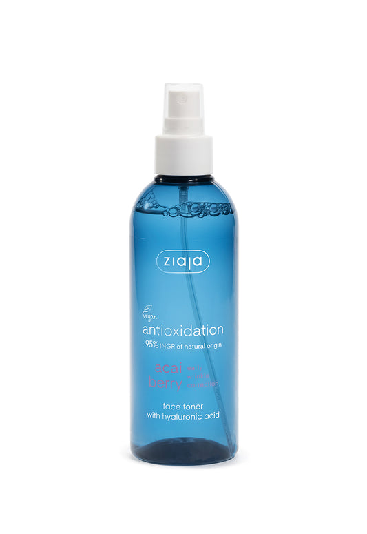 Ziaja Acai Berry Face Toner With Hyaluronic Acid Spray 200Ml