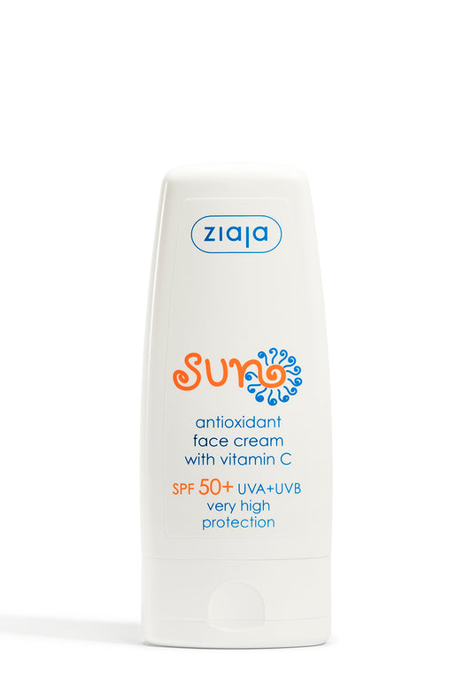 Ziaja Sun Antioxidant Face Cream with Vitamin C SPF 50+ 50Ml