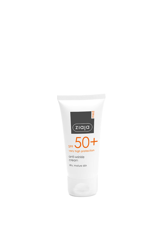 Ziaja Med Spf 50+ Anti-Wrinkle Cream / Dry,Mature Skin 50Ml