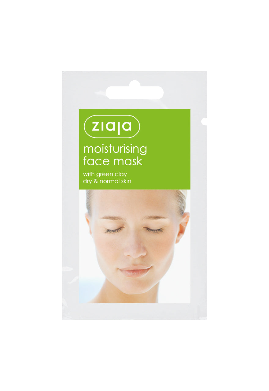 Ziaja Moisturising Face Mask With Green Clay/Sachet/Display 7Ml