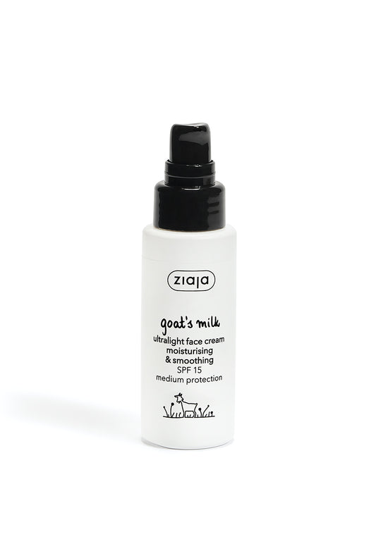 Ziaja Goats Milk Ultralight Face Cream Spf 15 50Ml