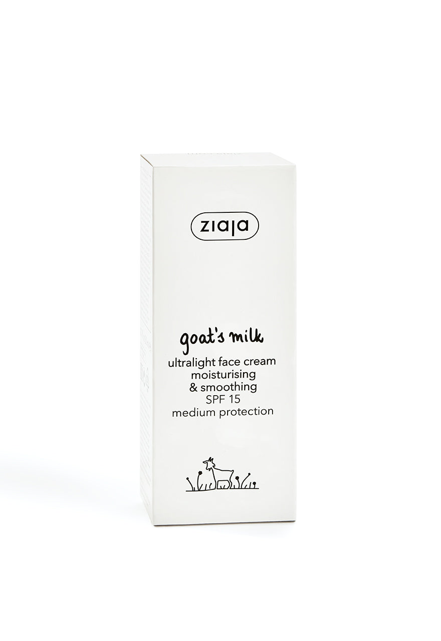 Ziaja Goats Milk Ultralight Face Cream Spf 15 50Ml