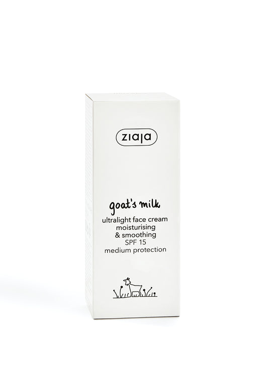 Ziaja Goats Milk Ultralight Face Cream Spf 15 50Ml
