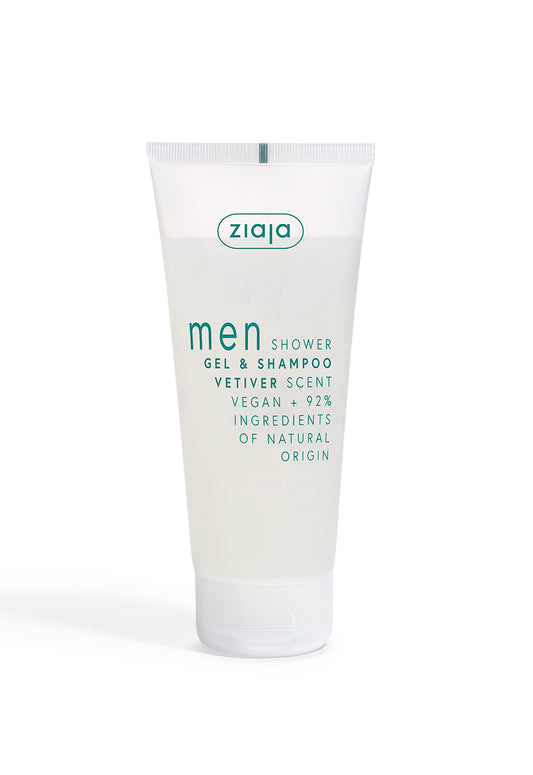 Ziaja Men Shower Gel And Shampoo Vetiver 200ml