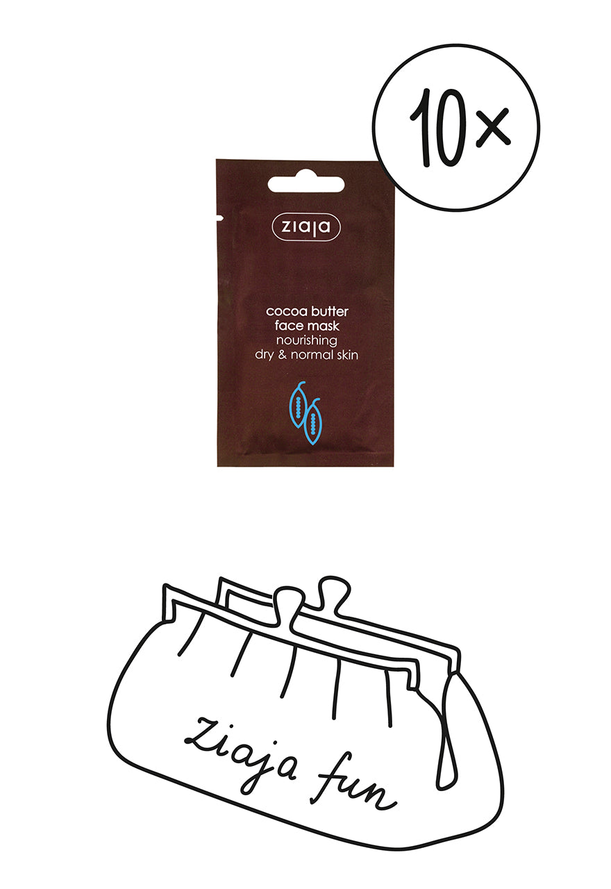 10x Ziaja Cocoa Butter Face Mask 7Ml