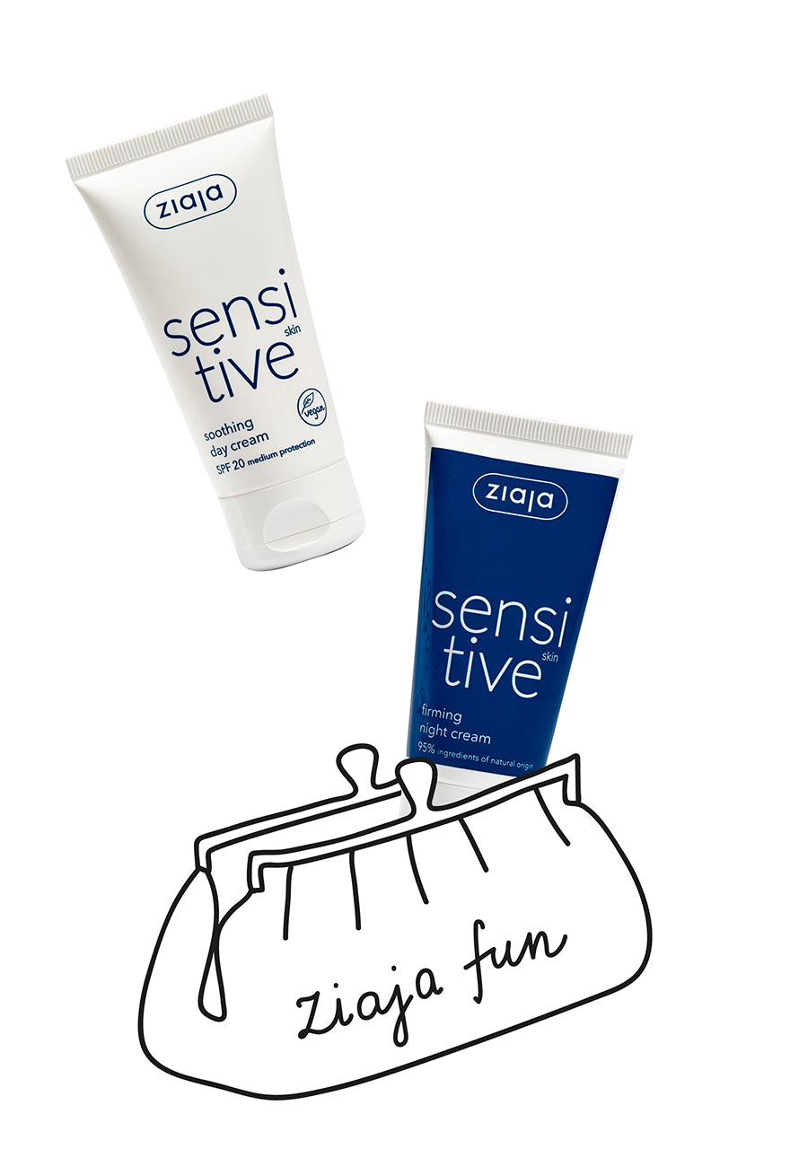 Ziaja Sensitive Skin Soothing Day Cream Spf20 50Ml + Ziaja Sensitive Skin Firming Night Cream 50Ml