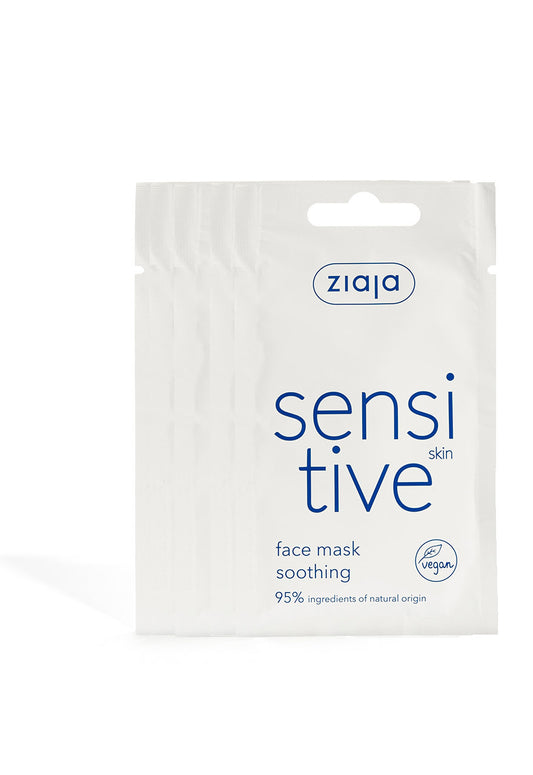 5x Ziaja Sensitive Skin Face Mask 7Ml
