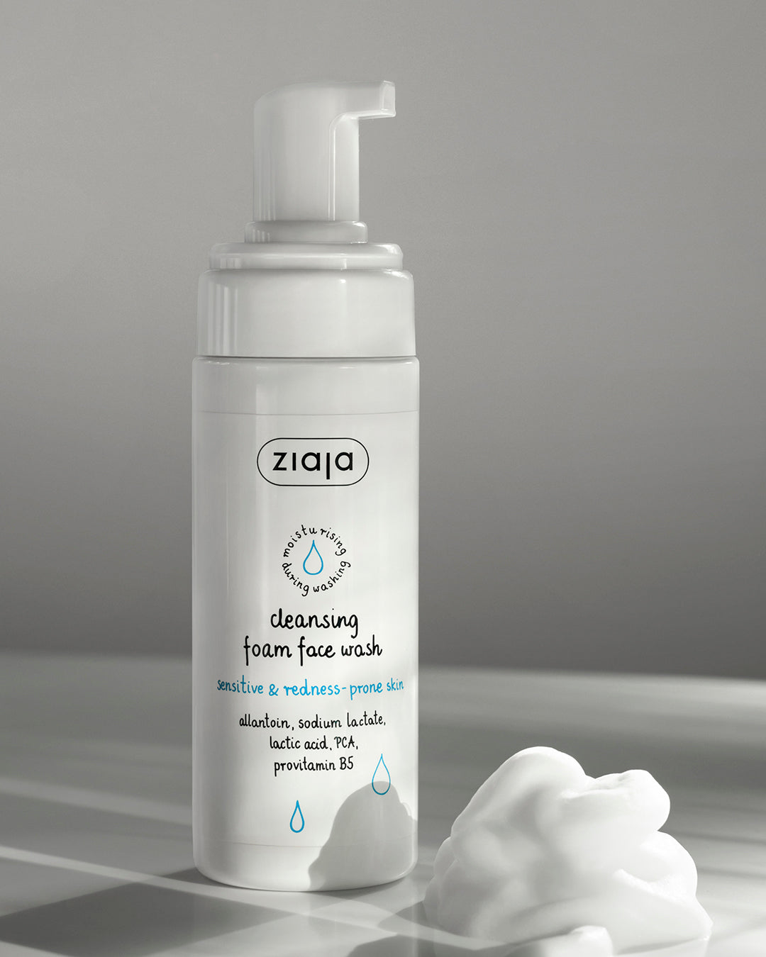 Ziaja Cleansing Foam Wash for Sensitive and Redness-Prone Skin