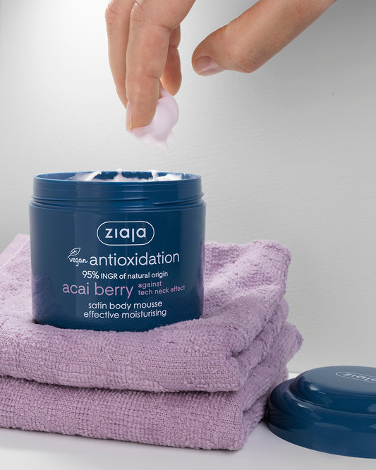 Ziaja Acai Berry Satin Body Mousse Moisturising 200Ml