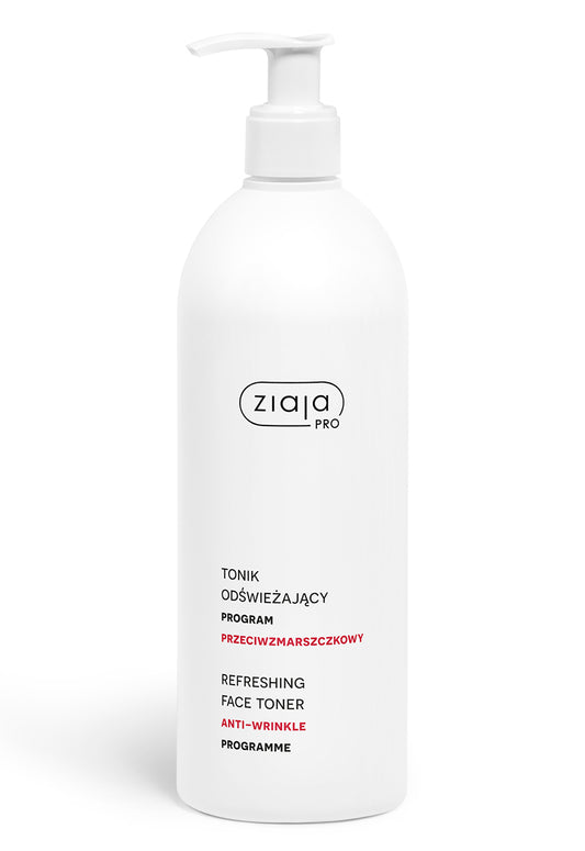 Ziaja PRO Anti-wrinkle Programme Refreshing Face Toner 500ml