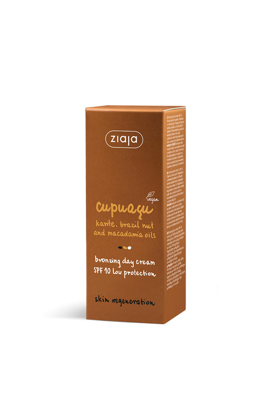Ziaja Cupuacu bronzing day cream SPF10 50ml