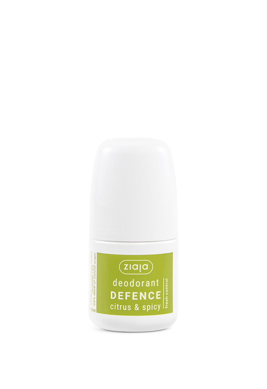 Ziaja Defence deodorant on a white background