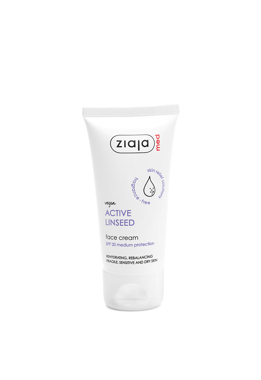 Ziaja Med Active Linseed Face Cream SPF 20 50 ml
