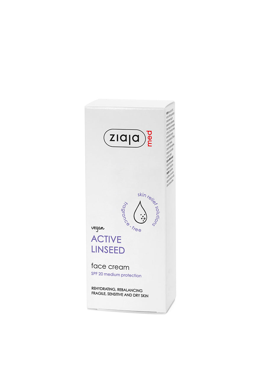 Ziaja Med Active Linseed Face Cream SPF 20 50 ml