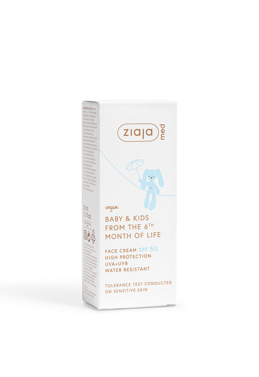 Ziaja Med Baby & Kids Face Cream Spf 50 50 Ml