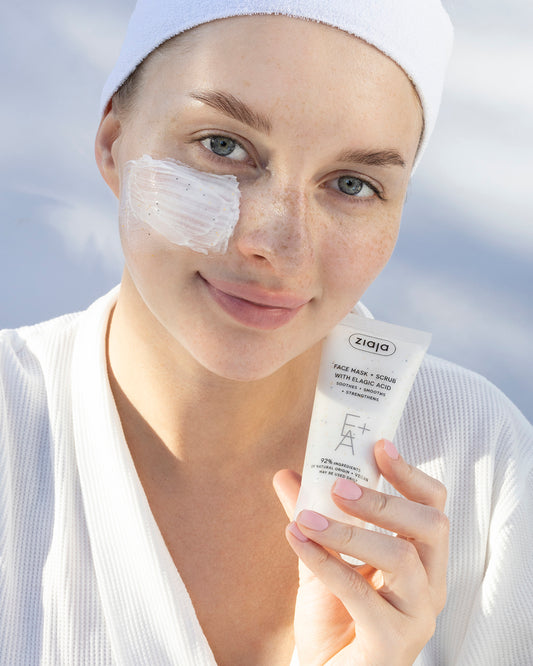 Ziaja Face Mask and Scrub With Elagic Acid 55ml