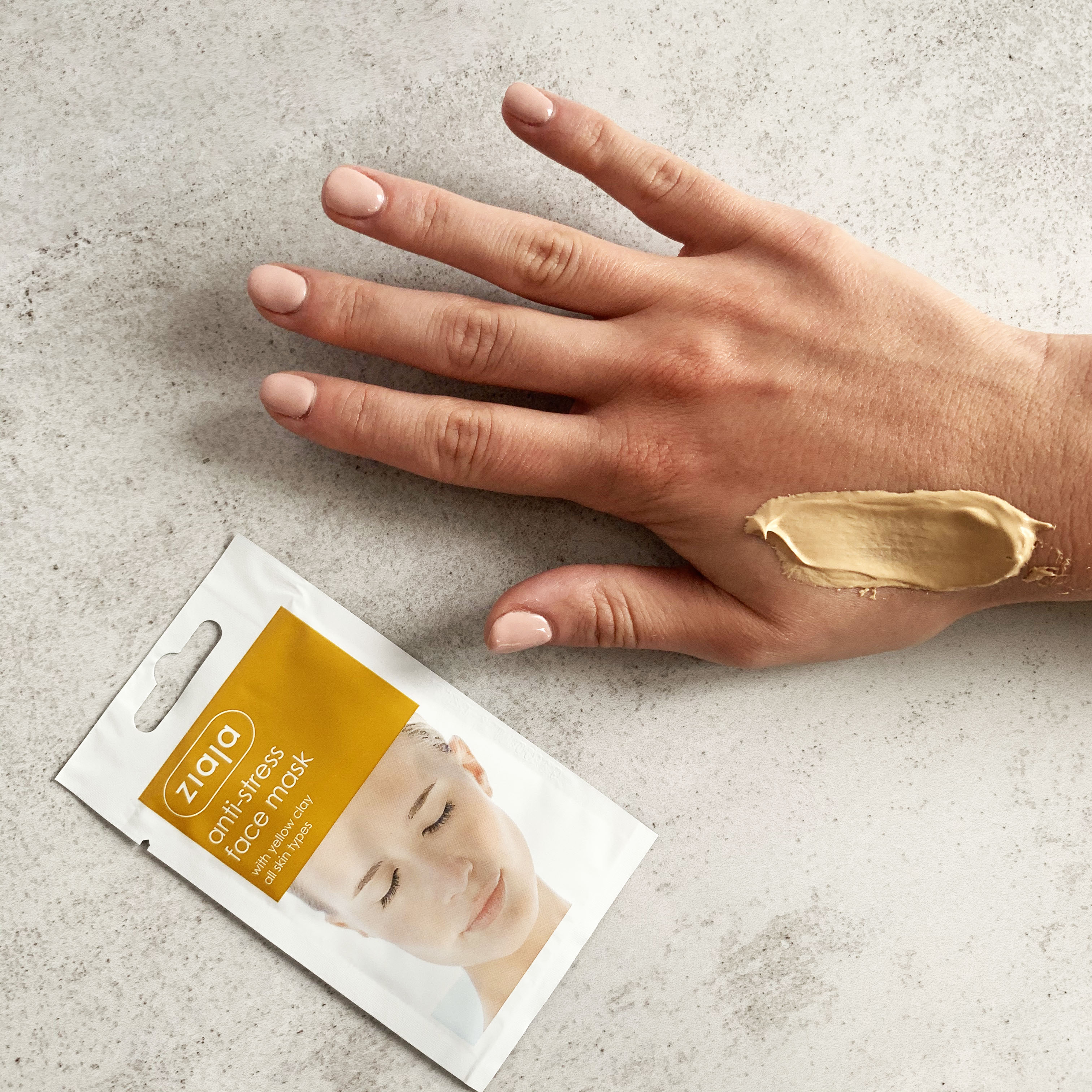 Ziaja Anti-Stress Face Mask With Yellow Clay/Sachet 7ml – Ziajaonline