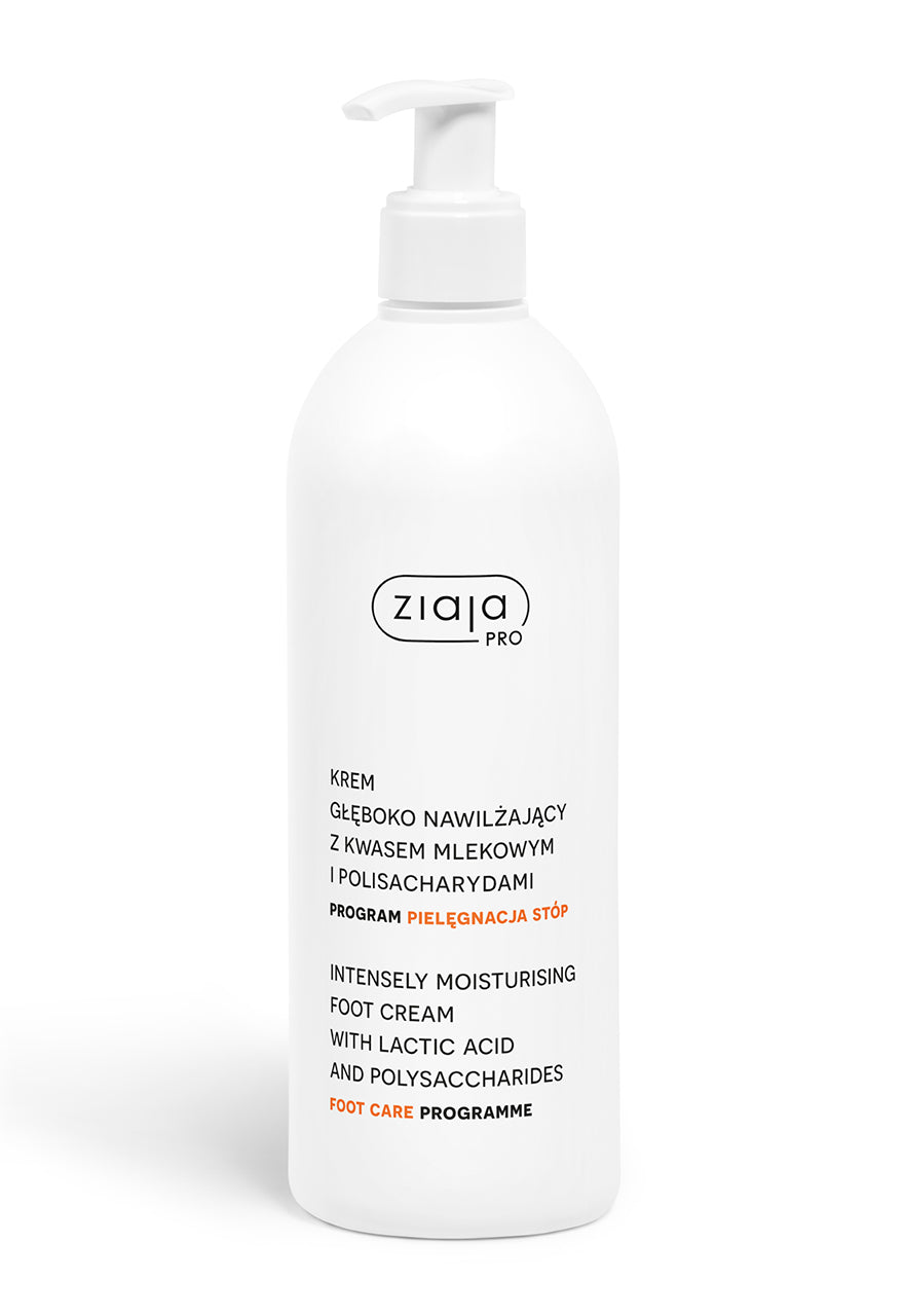 Ziaja Pro Foot Cream With Lactic Acid And Polysaccharides 400ml