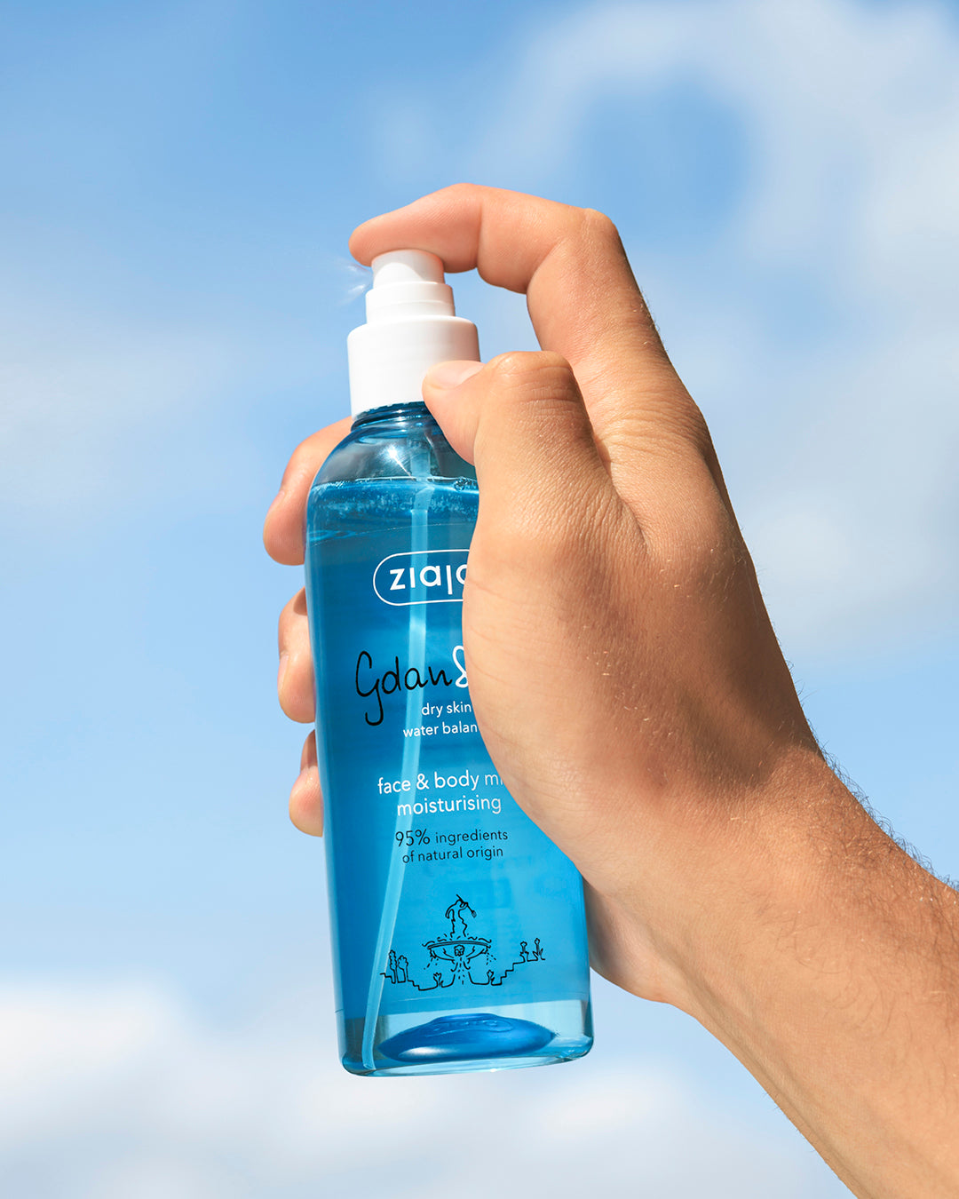 Ziaja Gdanskin Moisturising Face & Body Mist 200ml – Ziajaonline