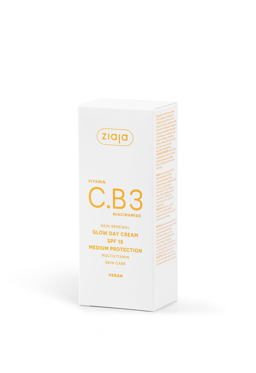 Ziaja Vitamin C.B3 Niacinamide Glow Day Cream Spf 15 50ml