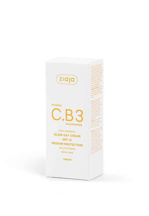 Ziaja C.B3 Vitamin Day Cream box on a white background
