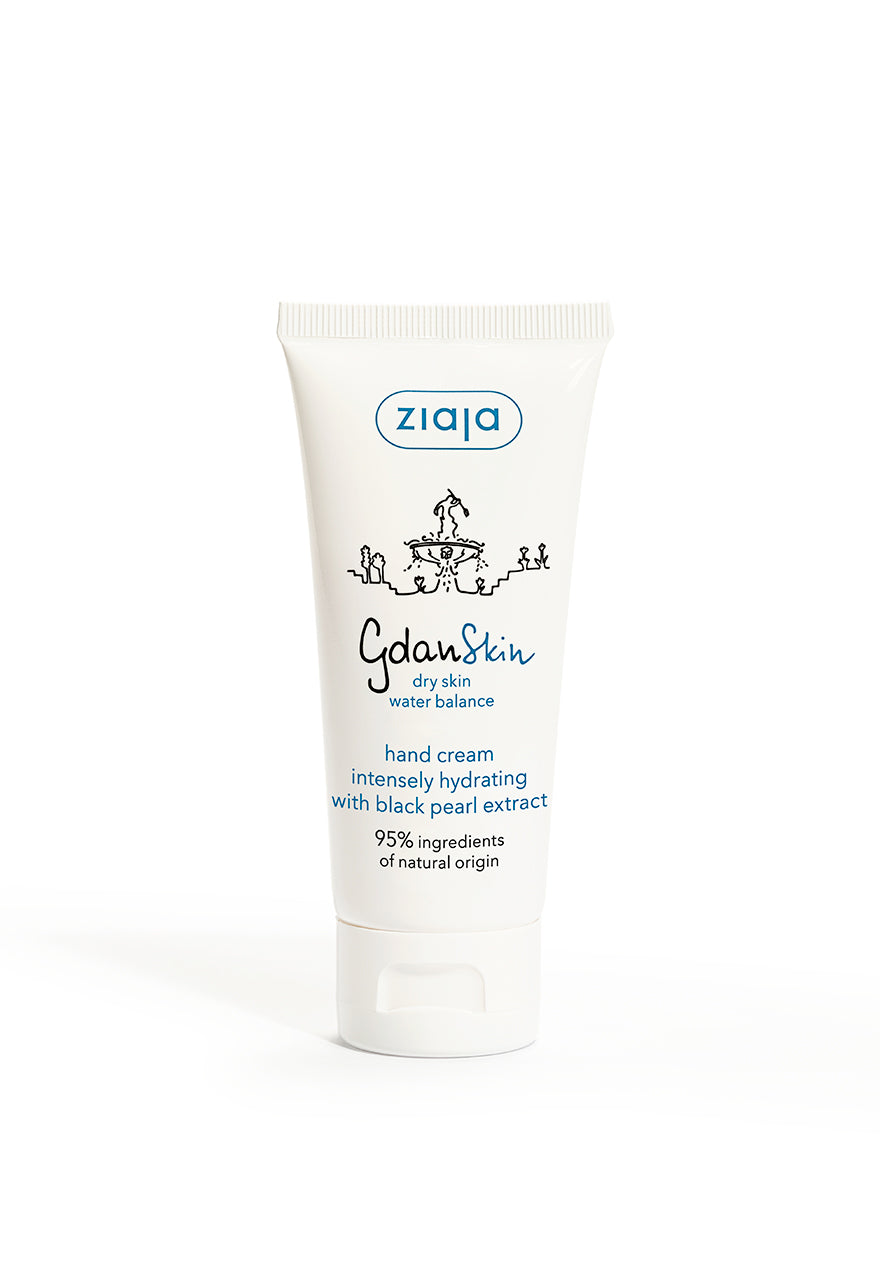 Ziaja hand cream on a white background