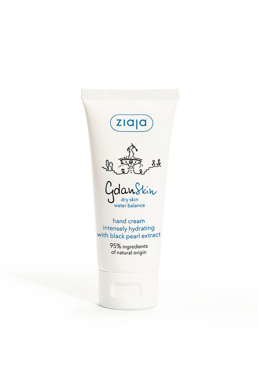 Ziaja hand cream on a white background