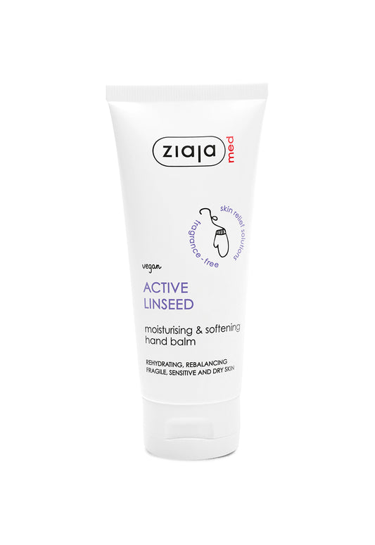 Ziaja Med Active Linseed Moisturising & Softening Hand Balm 100 ml