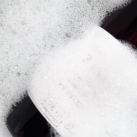 wellness video showing a dark brown pump bottle labeled Ziaja Baltic Home Spa wellness shower gel