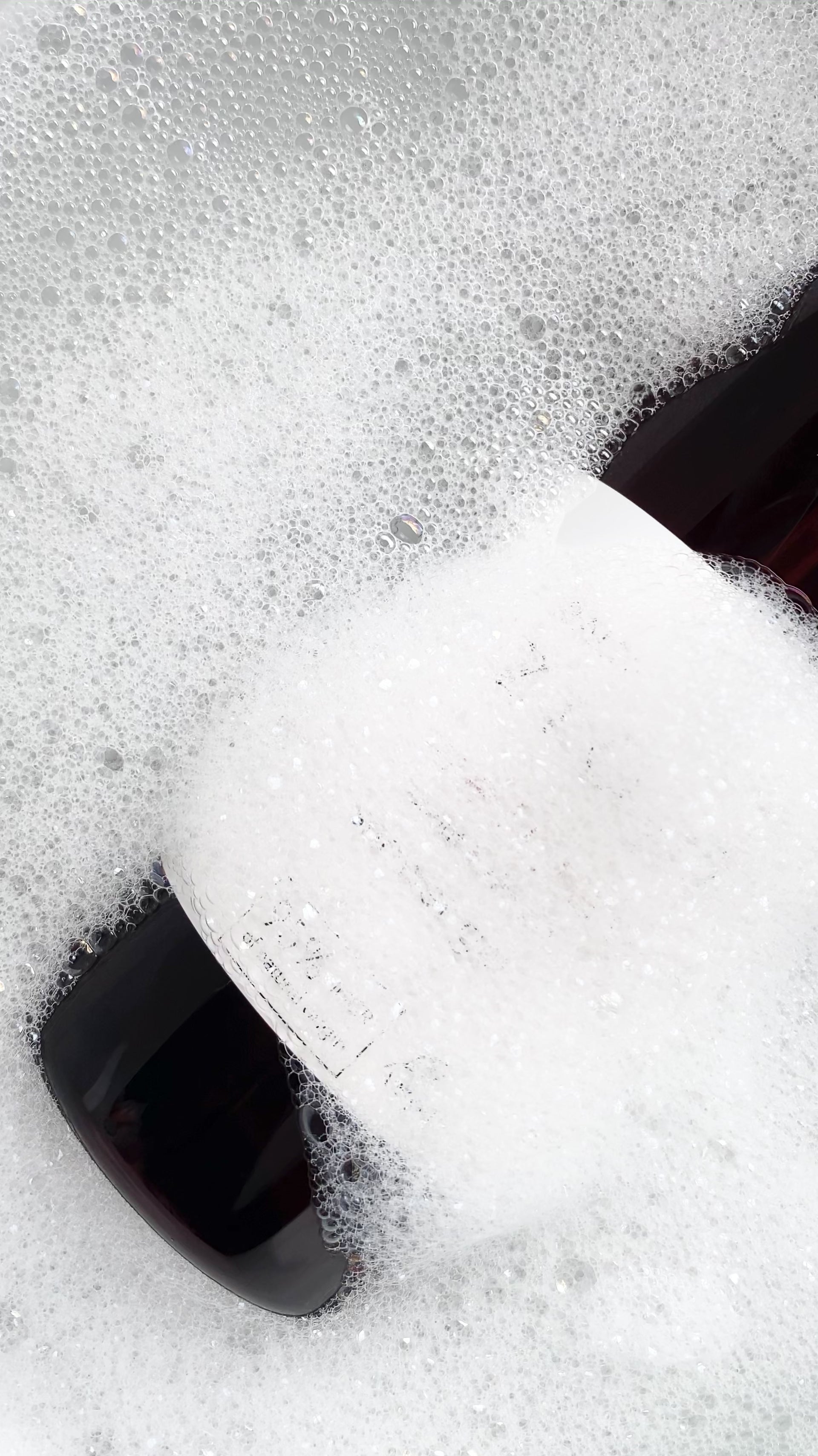 wellness video showing a dark brown pump bottle labeled Ziaja Baltic Home Spa wellness shower gel