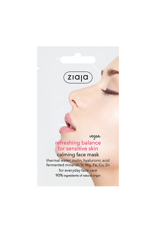 Ziaja Refreshing  Balance Face Mask For Sensitive Skin 7Ml
