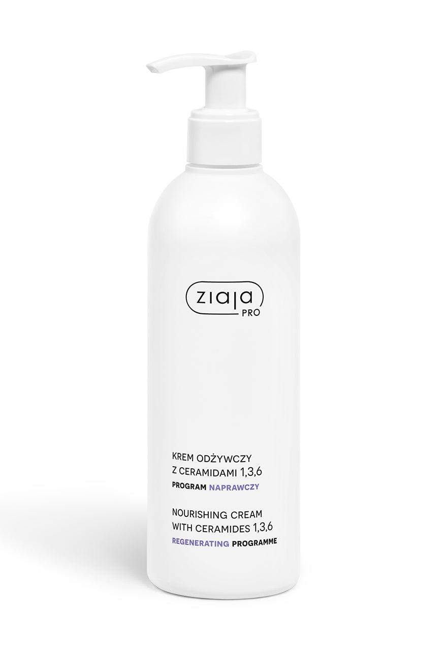 Ziaja Pro nourishing cream with ceramides 1,3,6 – Regenerating Programme on a white background