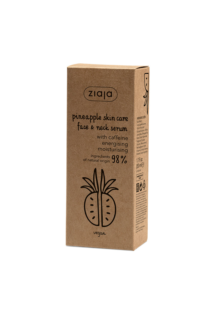 Ziaja Pineapple Face & Neck Serum Energising & Moisturising 50ml