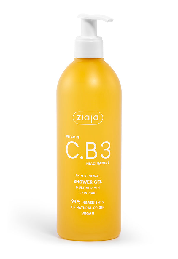 Ziaja Vitamin C.B3 Niacinamide Shower Gel 400 ml