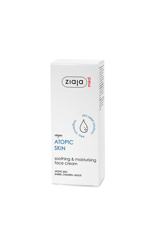 Ziaja Med Atopic Skin Face Cream Soothing Moisturising 50ml