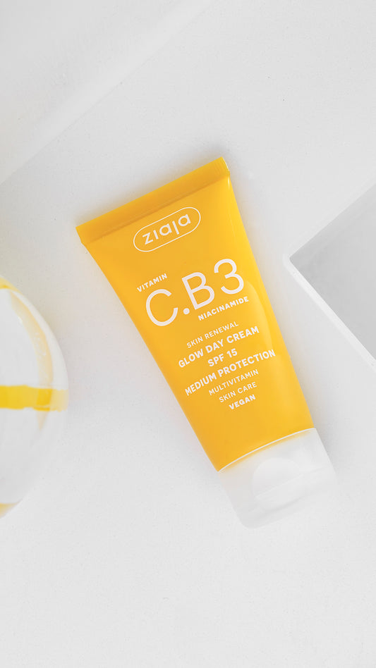 Ziaja C.B.3 skincare product on a white background