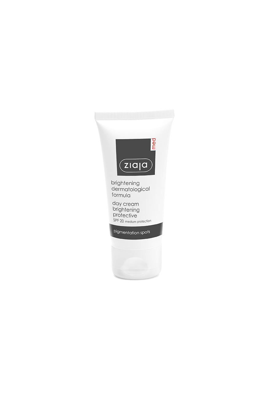 Tube of Ziaja Med Brightening Protective Day Cream Spf 20